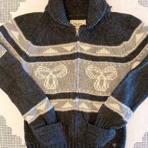 ARITZIA / TNA Lambswool Zip Sweater M – Aritzia Y2K Cozy Knit